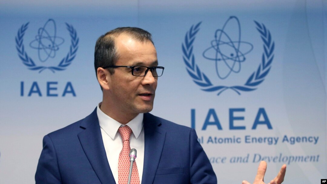 코넬 페루타 국제원자력기구(IAEA) 사무총장 대행이 지난 9월 IAEA 이사회를 마친 후 기자회견을 했다.