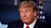 President Donald Trump speaks about the coronavirus in the James Brady Press Briefing Room at the White House, Monday, April 13, 2020, in Washington. (AP Photo/Alex Brandon)