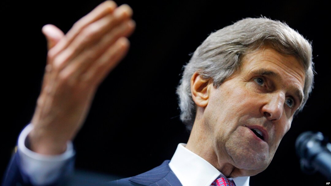 FILE - U.S. Secretary of State John Kerry, Dec. 17, 2013.