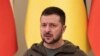 Ukraine's President Zelenskiy speaks during a joint news conference with Czech Prime Minister Fiala in Kyiv