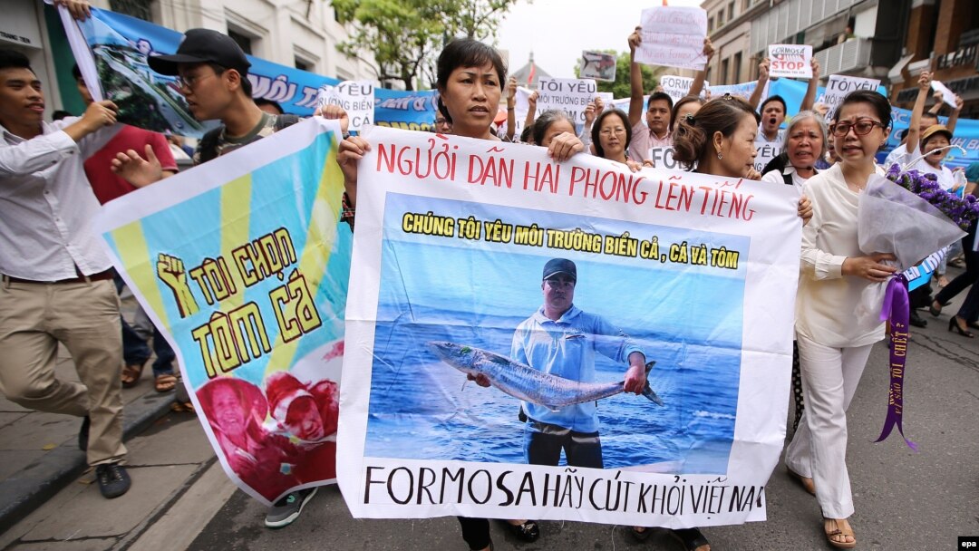 VIETNAM TAIWAN PROTEST DEAD FISH