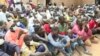 FILE - 40 of the 57 men who surrendered recently were former Boko Haram fighters, in Meri, Cameroon, July 29, 2021.(Moki Edwin Kindzeka/VOA)