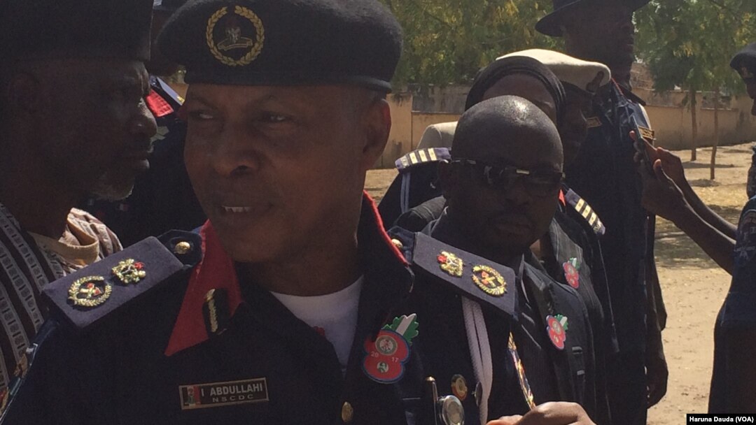 Shugaban NSCDC a Borno Abdullahi Ibrahim