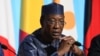 FILE - Chadian President Idriss Deby attends a meeting with EU and African leaders to discuss how to ease the European Union's migrant crisis, at the Elysee Palace in Paris, on Aug. 28, 2017.