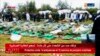 Image taken from Algerian TV network Ennahar shows body bags of victims placed near the scene after a military plane which crashed soon after takeoff from Boufarik military base, near the Algerian capital, April 11, 2018. 