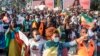 በአዲስ አበባ ከተማ መስቀል አደባባይ እሁድ ጥቅምት 28/2014 ዓ.ም የተካሄደ ሰልፍ