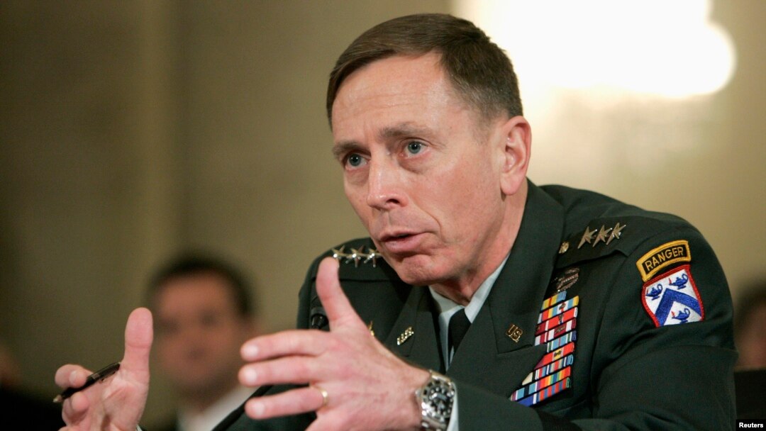 FILE - David Petraeus, a former U.S. military commander and CIA director. Petraeus wrote in the Sunday Telegraph newspaper on March 27, 2016, that a British exit from the European Union would significantly weaken the bloc's security. 