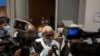 Former World Athletics chief Lamine Diack leaves the courtroom after his trial in Paris, France, Sept. 16, 2020.