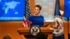Department Spokesperson Morgan Ortagus holds a press briefing at the U.S. Department of State in Washington, Sept. 12, 2019. (Photo courtesy of the State Department)