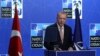 FILE - Turkey's President Recep Tayyip Erdogan holds a news conference during the NATO summit at the alliance's headquarters in Brussels, Belgium, June 14, 2021. 