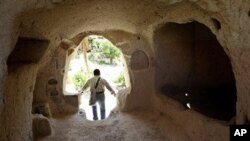 A winery dating back to the third century,carved into a cave in Urgup in central Anatolia, Turkey (File Photo)