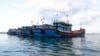 FILE - Fishing boats anchor near Ly Son island, in Vietnam's central Quang Ngai province.