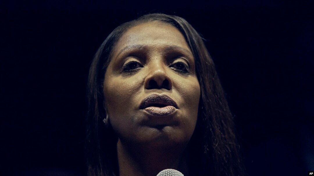 Letitia James, la nueva fiscal general de Nueva York, durante la noche de las elecciones de término medio en noviembre en Brooklyn, Nueva York.
