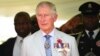 FILE - Britain's Charles, Prince of Wales stands during the honoring of the fallen heroes of the two World Wars in Abuja, Nigeria, Nov. 8, 2018.