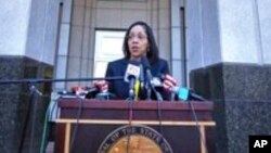 On the steps of the Orange County Courthouse, March 16, 2017, Orange-Osceola State Attorney Aramis Ayala announces that her office will no longer pursue the death penalty as a sentence in any case brought before the 9th Judicial Circuit of Florida. 
