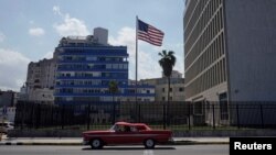 Посольство США в Гаване, Куба, 10 ноября 2021 года
