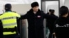A North Korean delegation including 10 athletes of North Korean Olympic team, arrive at the Gangneung Olympic Village of the PyeongChang Winter Olympic Games 2018, in Gangneung, South Korea, Feb. 1, 2018. 