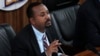 Ethiopia’s Prime Minister Abiy Ahmed speaks during a session with the Members of the Parliament in Addis Ababa, Ethiopia, October 22, 2019.