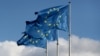 벨기에 브뤼셀의 EU 본부에 EU 기가 걸려있다. (자료사진)