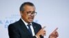 WHO Director-General Tedros Adhanom Ghebreyesus speaks during the opening of the World Health Organisation Academy in Lyon, central France, Sept. 27, 2021. 