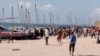 Deslocados de guerra chegam a Pemba, Cabo Delgado, Moçambique