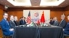 美国国务卿卢比奥在吉隆坡会晤中国外长王毅。(2025年7月11日)