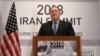 U.S. Secretary of State Mike Pompeo speaks during the United Against Nuclear Iran Summit on the sidelines of the U.N. General Assembly in New York, Sept. 25, 2018.