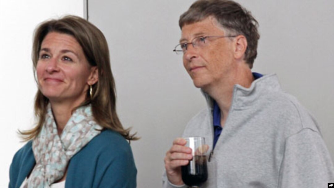 Melinda Gates tare da Bill Gates, shugabannin gidauniyar nan da ke dauke da sunansu, kuma mai taimakawa wajen yakar cuce-cuce a fadin duniya.