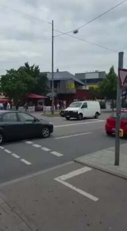Raw Video: Munich Shooter