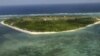 An aerial view of Pag-asa Island, part of the disputed Spratly group of islands, in the South China Sea located off the coast of western Philippines, July 20, 2011