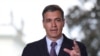 El primer ministro español, Pedro Sánchez, habla durante una conferencia de prensa conjunta con su homólogo polaco Mateusz Morawiecki (no en la foto) en Varsovia, Polonia, el 27 de julio de 2022.