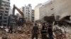Consequências de um ataque israelita em Beirute