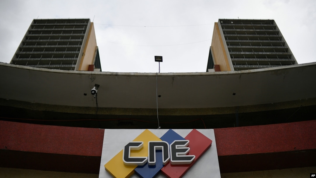 La sede principal del Consejo Nacional Electoral en Caracas. Junio 15, 2020.
