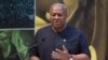 FILE - Ghana President John Dramani Mahama.
