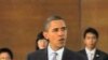 President Obama during a town-hall meeting with college students in Shanghai (Nov 2009
