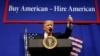 FILE - U.S. President Donald Trump speaks at a tool manufacturing company in Kenosha, Wisconsin, April 18, 2017, in a push to promote a greater reliance on U.S. workers and domestically-produced goods.
