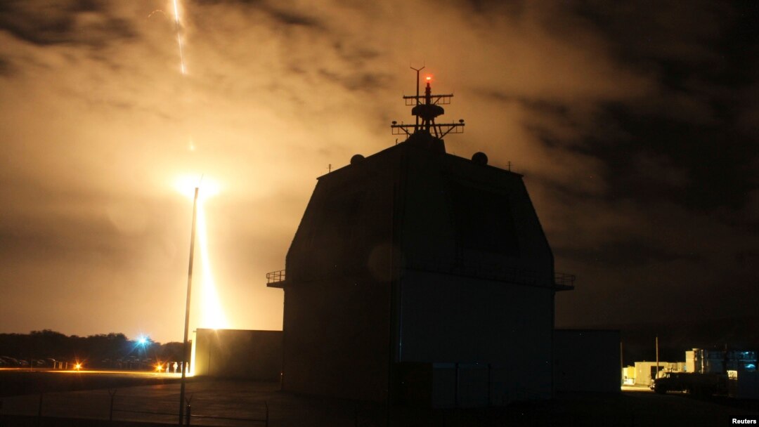 The Missile Defense Agency conducts a intercept flight test of a land-based Aegis Ballistic Missile Defense weapon system from the Aegis Ashore Missile Defense Test Complex in Kauai, Hawaii, Dec. 10, 2015. 