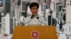 Hong Kong Leader Offers Apology to Protesters