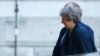 Britain's Prime Minister Theresa May arrives at Downing Street in London, Britain, Oct. 22, 2018. 