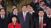 China's former Chongqing Municipality Communist Party Secretary Bo Xilai (C) attend a session of the Chinese People's Political Consultative Conference of the Chongqing Municipal Committee in Chongqing on January 7, 2012.
