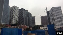 Prédios altos cidade Luanda, Angola