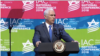 U.S. Vice President Mike Pence speaks to the Israeli American Council's annual conference at The Diplomat Beach Resort in Hollywood, Fla., Nov. 30, 2018. 