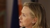 U.S. Secretary of State Hillary Rodham Clinton gestures during her townhall meeting and interview with Filipino scholars in Manila, Nov. 16, 2011.